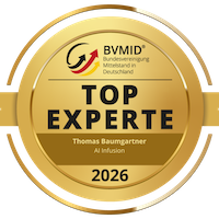 BVMID Top Experte 2026 – Thomas Baumgartner, AI Infusion